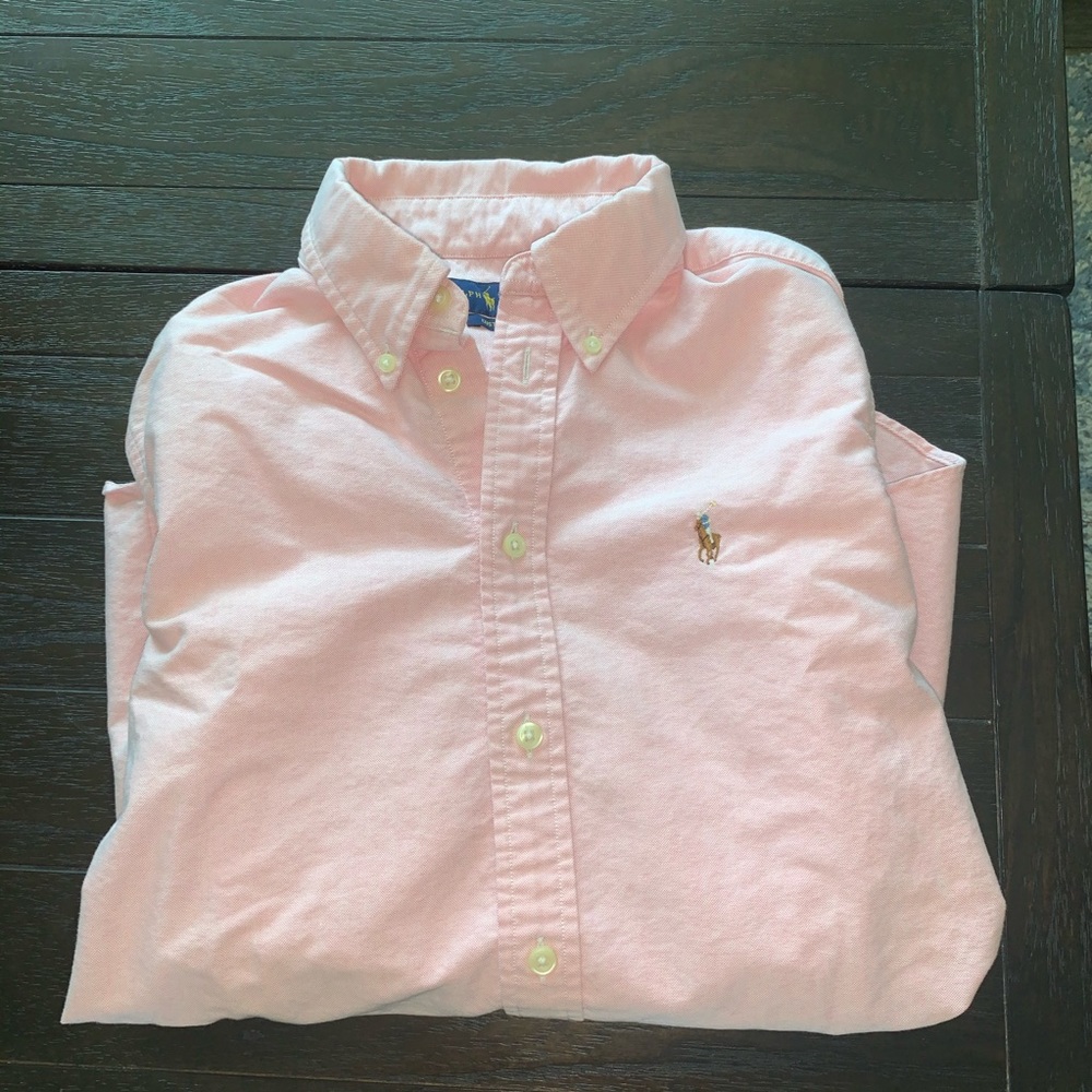Pink Ralph lauren button up 🌙